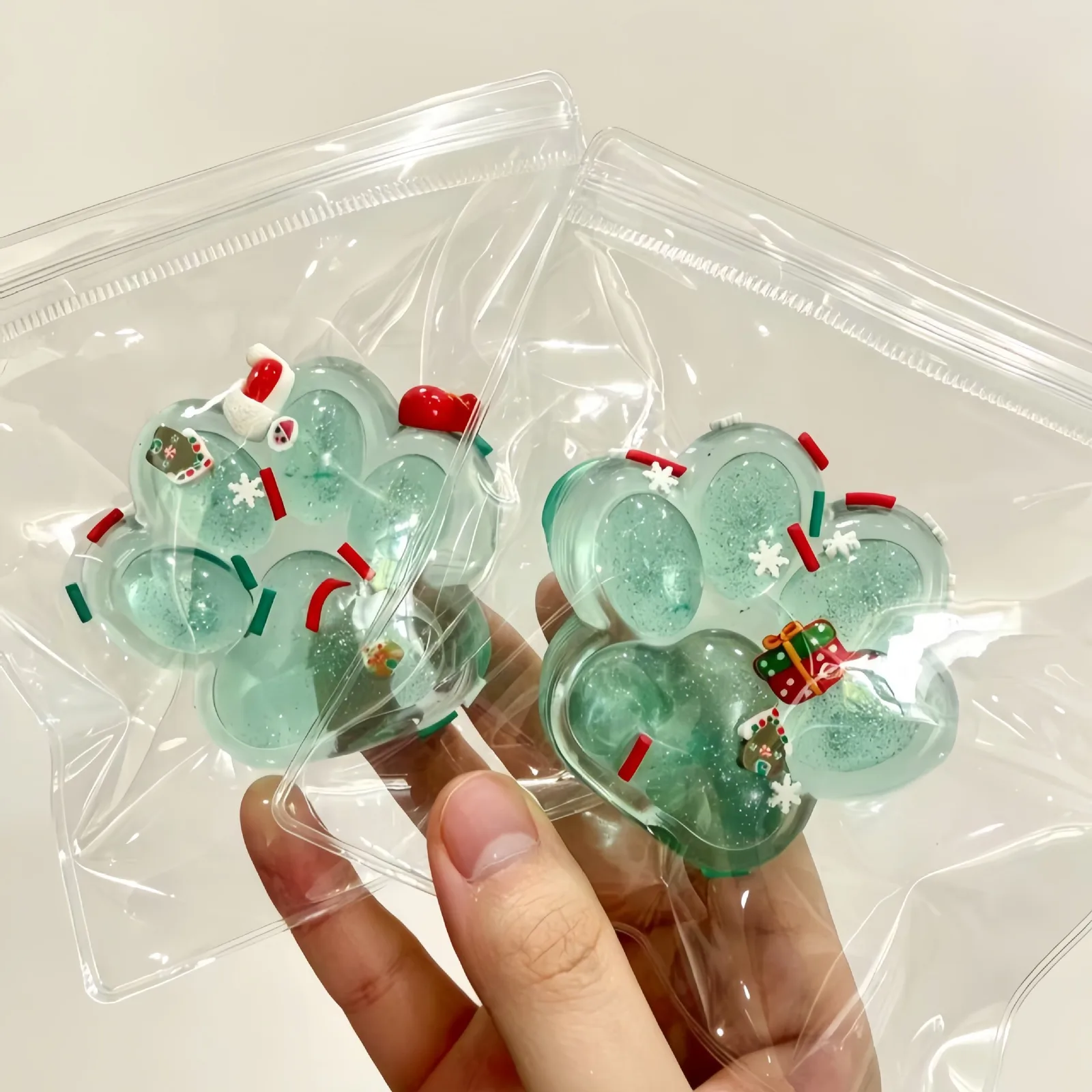 Paw-Shaped Christmas & Halloween Squishy Toy Slow Rising Stress Relief Toy Wholesale Squishy Toy 3