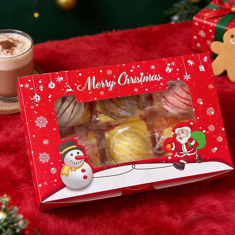 Christmas Gift Box Squishy Toy Set Soft Stress Relief Fidget Toy