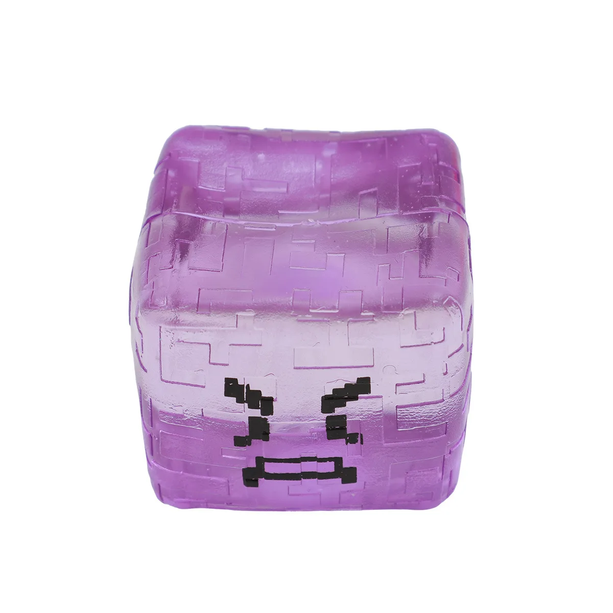 Pixel Block Squishy Toy Translucent TPR Stress Relief Cube Wholesale Squishy Toy 5