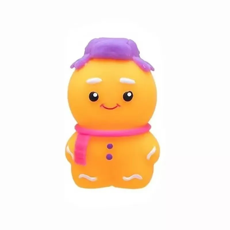 Ginger Glowman Squishy Toy PU Gingerbread Man Stress Relief Toy Wholesale Squishy Toy 4