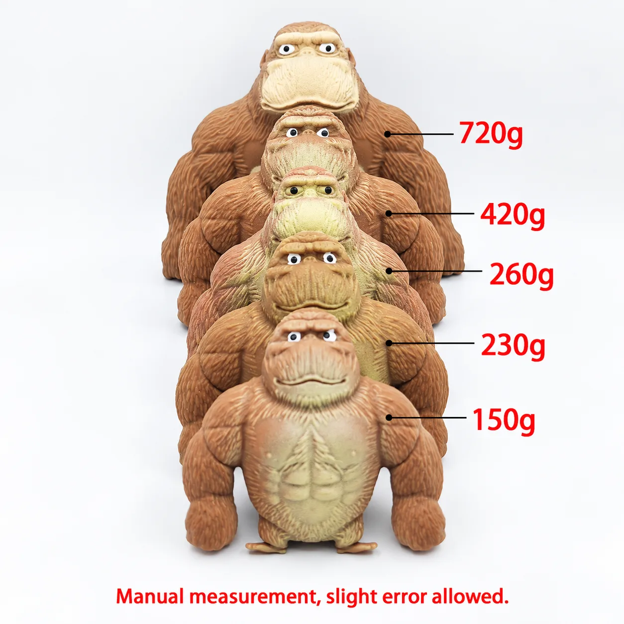 Muscular Gorilla Squishy Toy Stretchy Stress Relief Toy Wholesale Squishy Toy 5