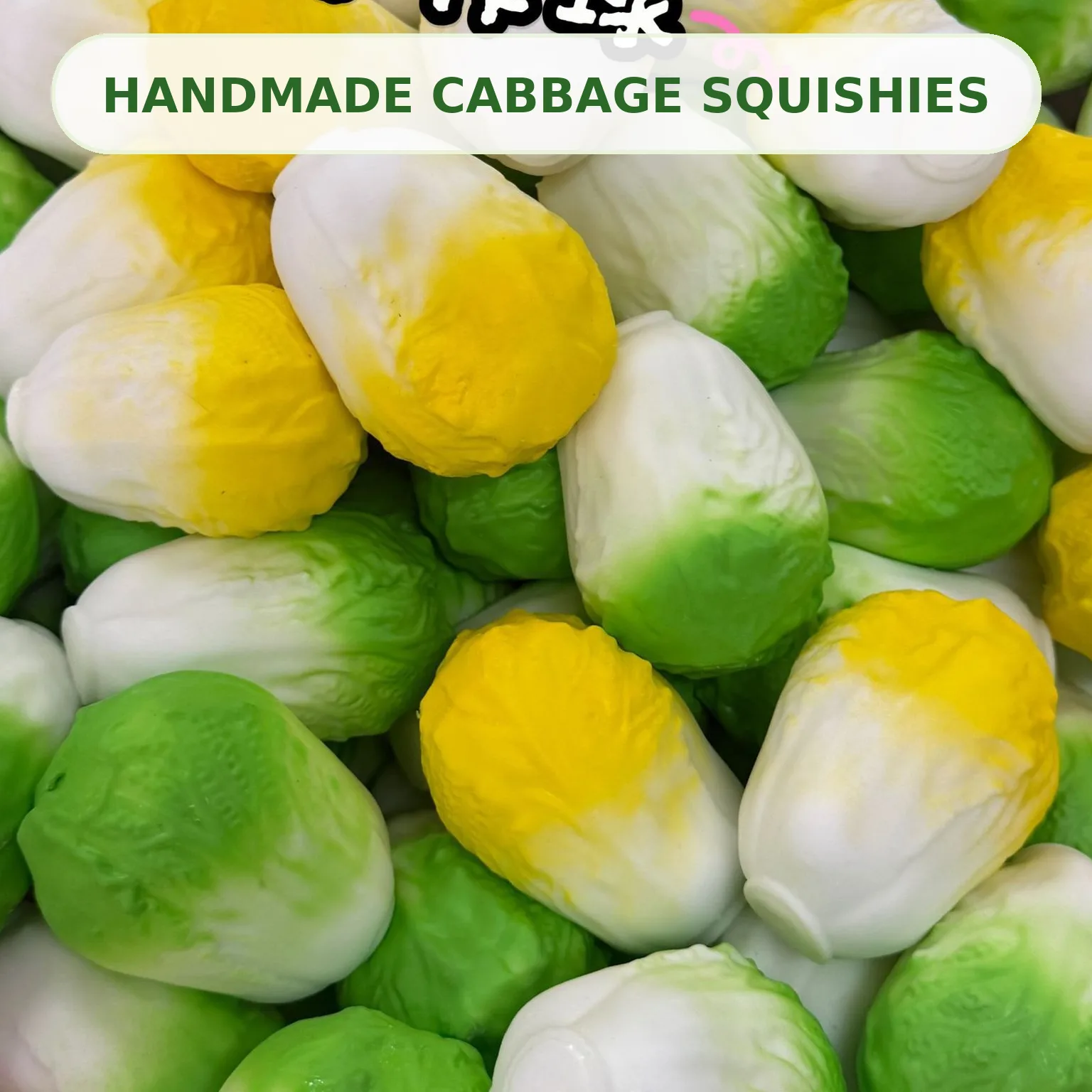 Napa Cabbage Crispy Squishy Toy Soft TPR Slow Rebound Stress Relief Toy Wholesale Squishy Toy 6