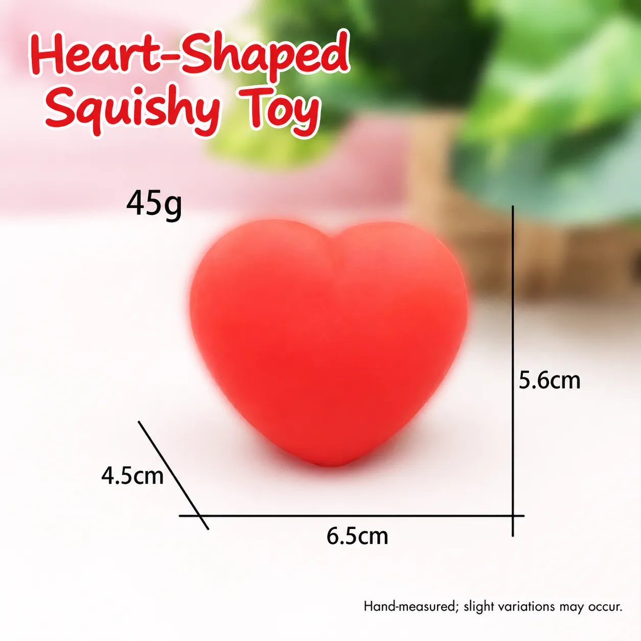 Heart-Shaped Squishy Stress Relief Toy Slow-Rising Fidget Toy Wholesale Squishy Toy 3