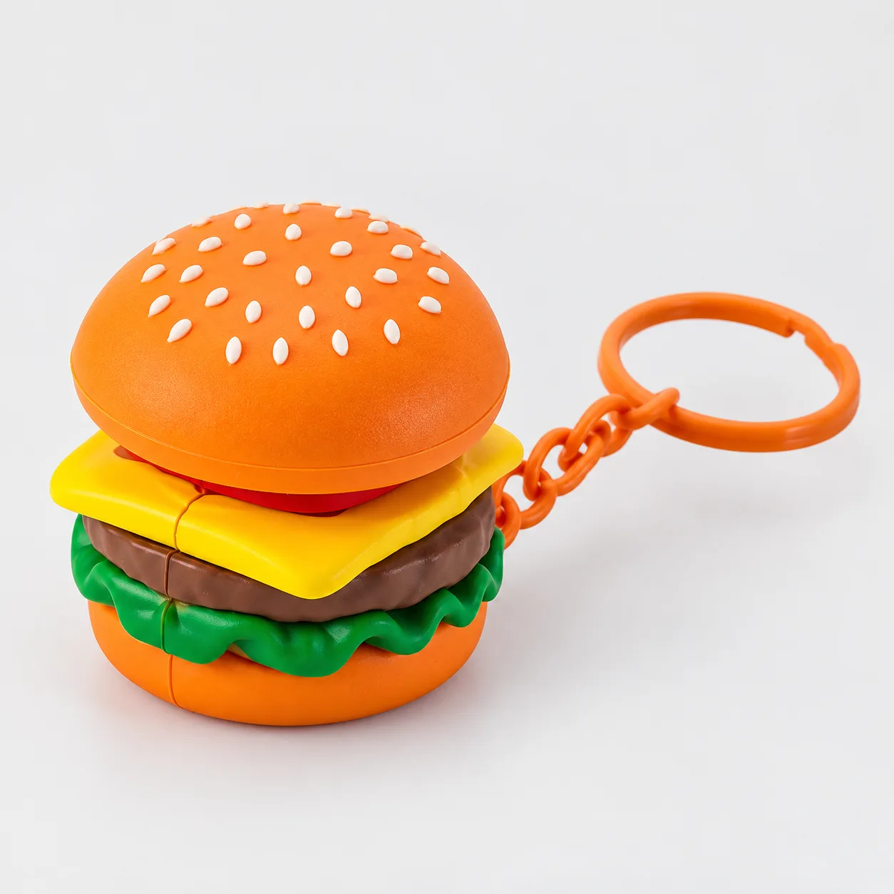 Realistic Steamed Bun & Fruit Squishy Keychain Toy Wholesale Squishy Toy 3