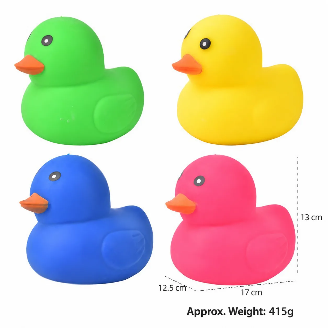 Large TPR Squishy Rubber Duck Toy Soft Stress Relief Squeeze Toy Wholesale Squishy Toy 2