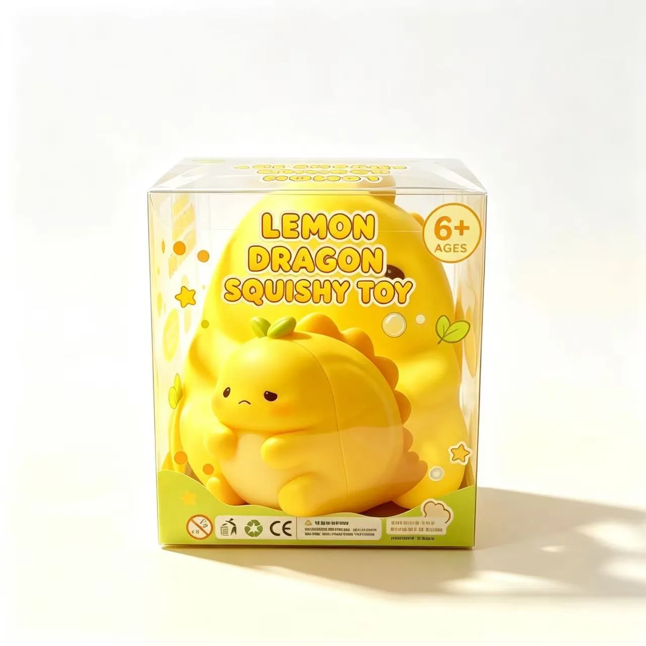 Large Lemon Dragon Squishy Toy Soft TPR Stress Relief Squishy Wholesale Squishy Toy 4