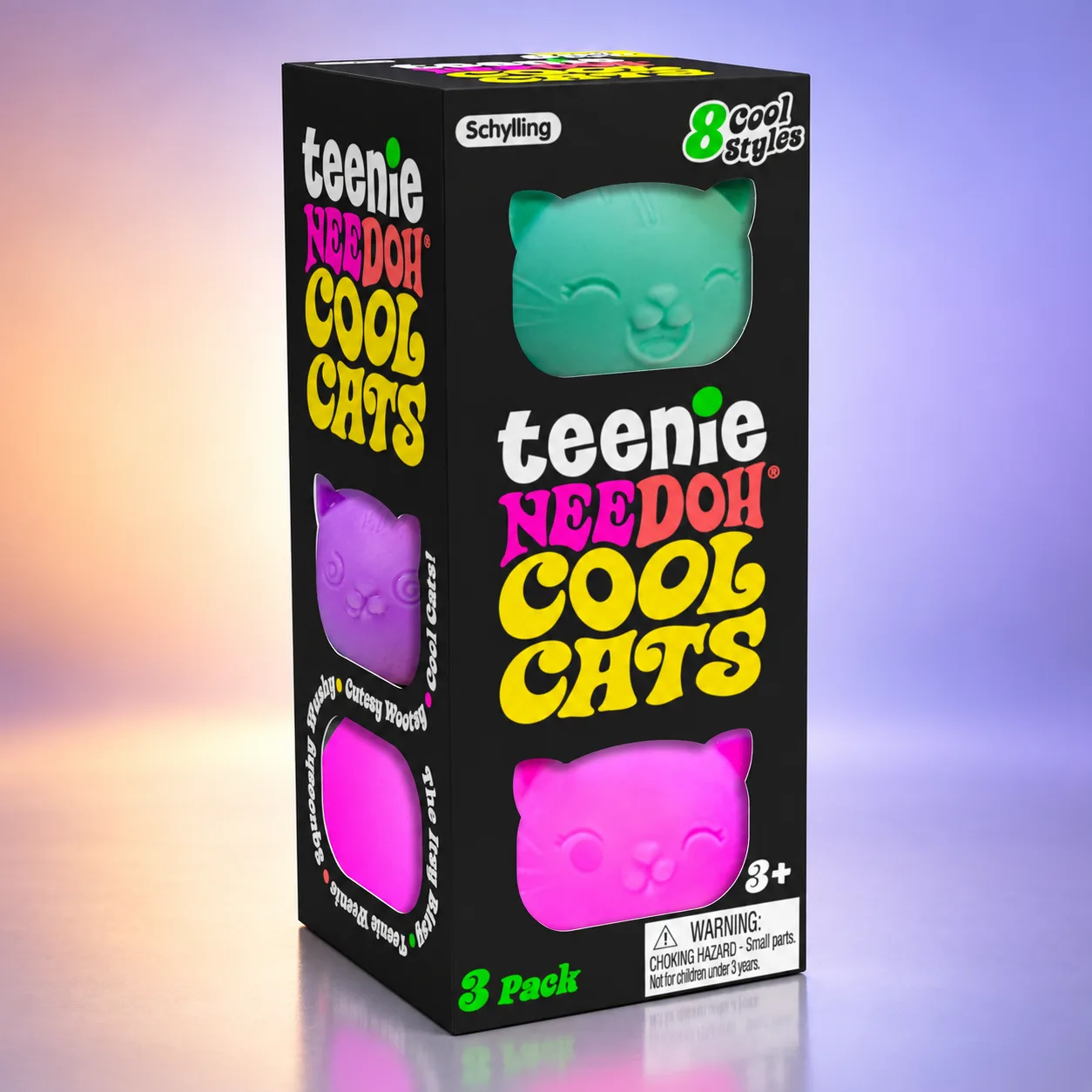 NeeDoh Cool Cats Mini TPR Squishy Stress Relief Toy Wholesale Squishy Toy 6
