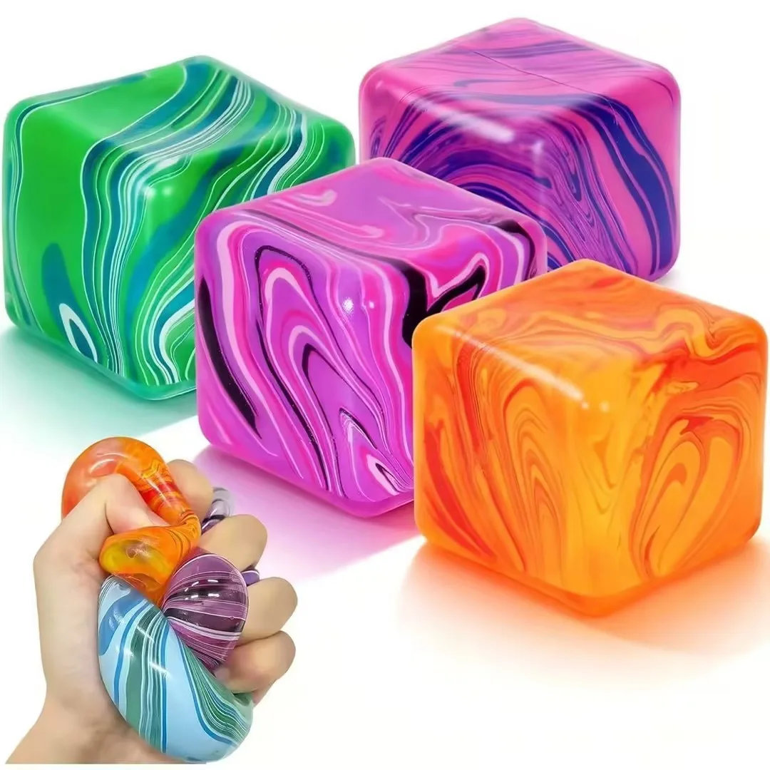 Marble Ice Cube Squishy Toy Slow Rising Stress Relief Cube Wholesale Squishy Toy 3