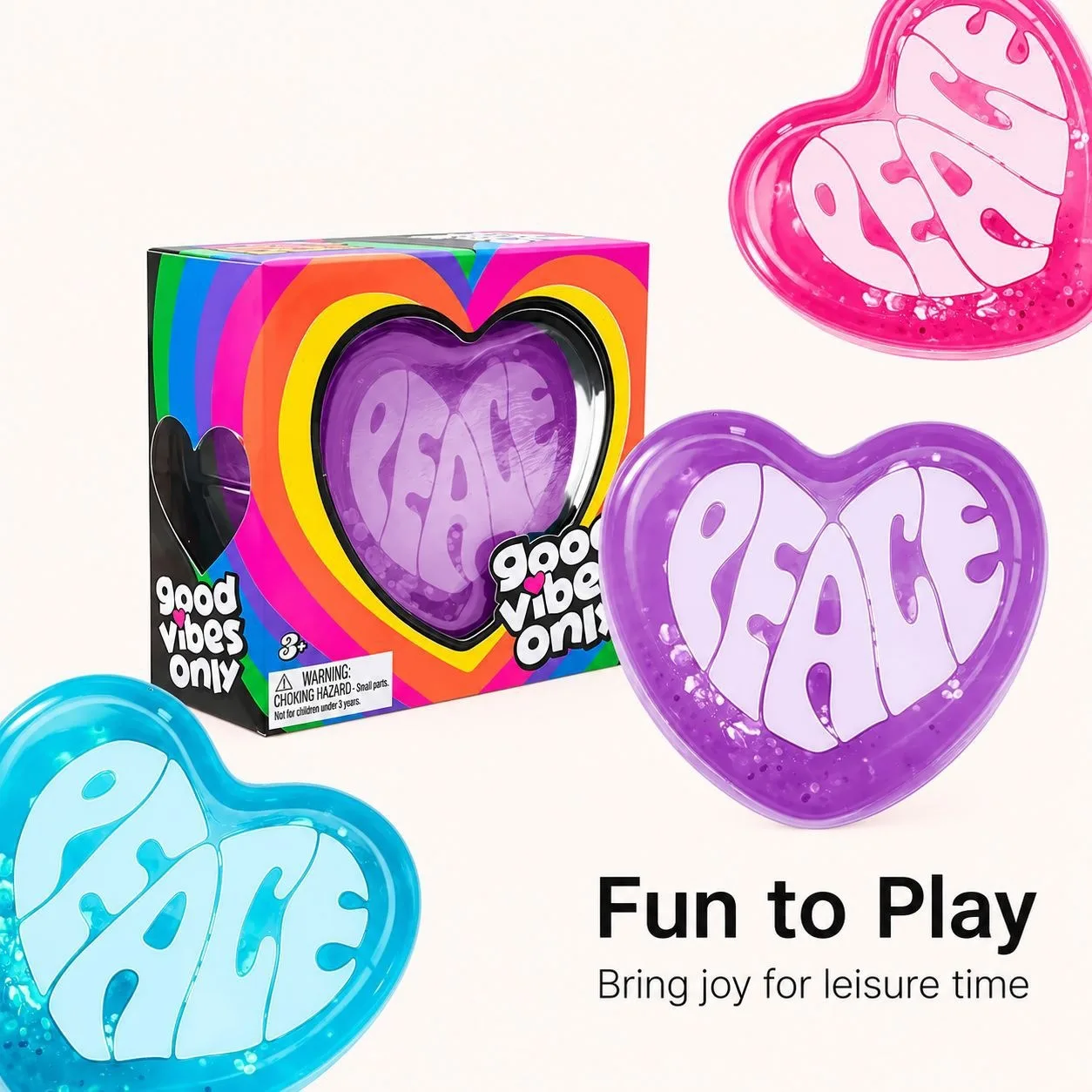 Heart-Shaped Squishy Stress Relief Toy Soft TPR Squeeze Toy Wholesale Squishy Toy 7