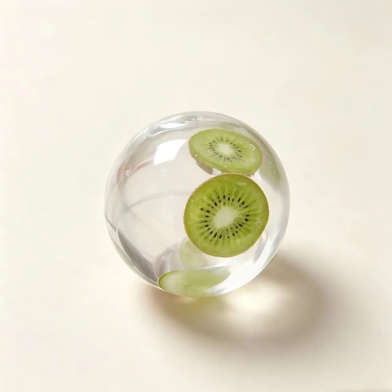 Vaseline Fruit Squishy Ball Coconut Oil Moldable Stress Relief Toy Wholesale Squishy Toy 2