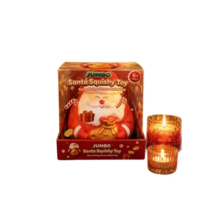 Jumbo Santa Claus Squishy Toy Slow-Rising Christmas Stress Relief Toy Wholesale Squishy Toy 5