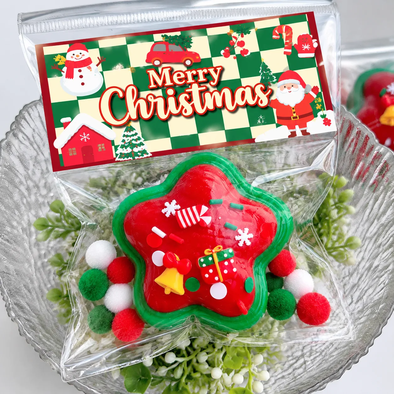 Christmas Santa Reindeer Squishy Toy Set Stress Relief Toy Wholesale Squishy Toy 6