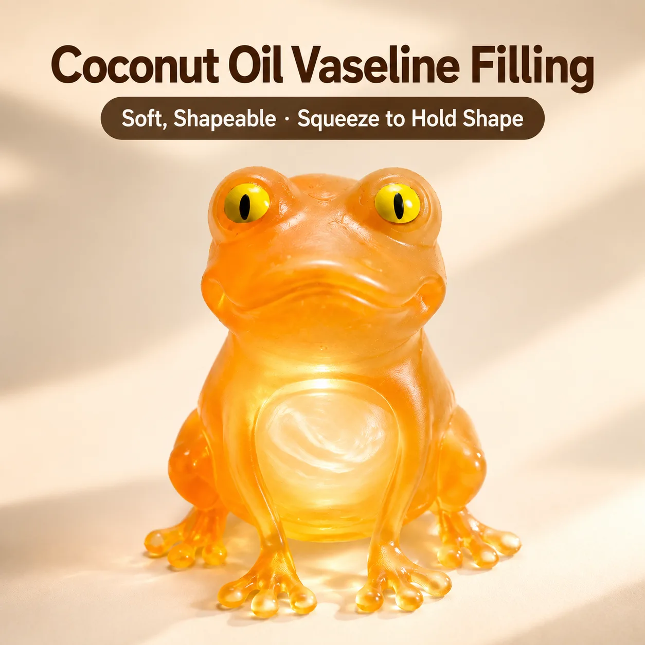 Frog Vaseline Squishy Toy Coconut Oil Filled Stress Relief Squeeze Toy Wholesale Squishy Toy 5