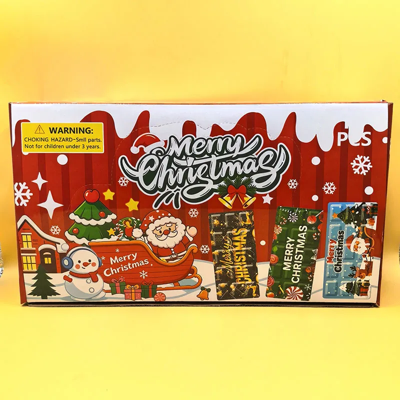Christmas Chocolate Bar Squishy Toy PU Slow Rising Stress Relief Toy Wholesale Squishy Toy 6