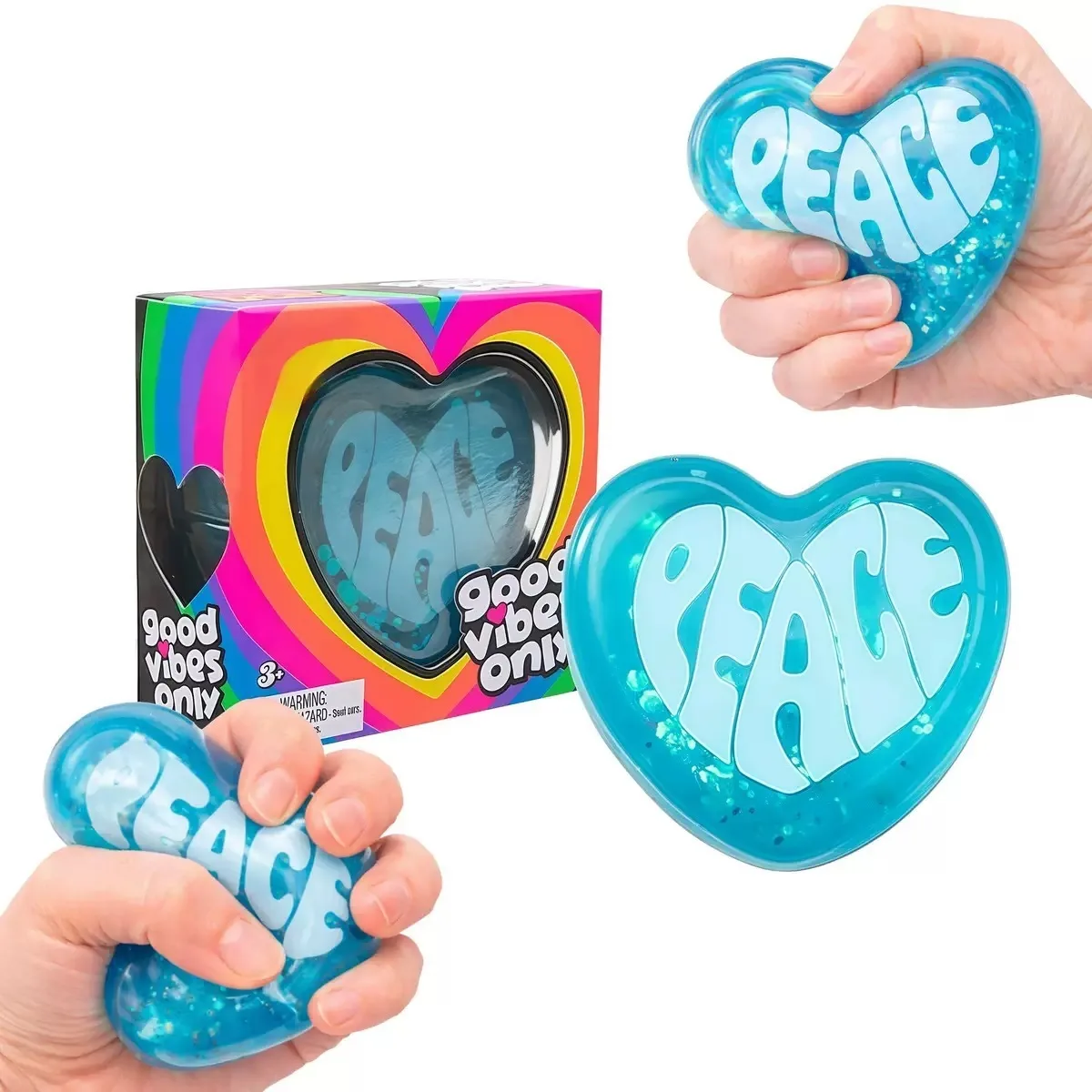 Heart-Shaped Squishy Stress Relief Toy Soft TPR Squeeze Toy Wholesale Squishy Toy 6