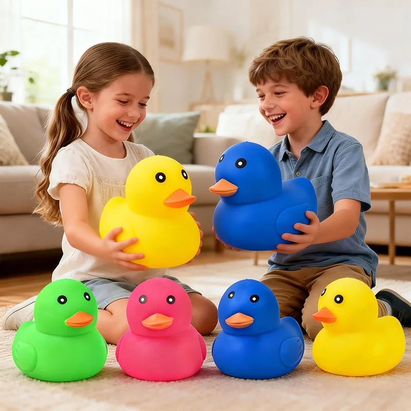 Large TPR Squishy Rubber Duck Toy Soft Stress Relief Squeeze Toy Wholesale Squishy Toy 4