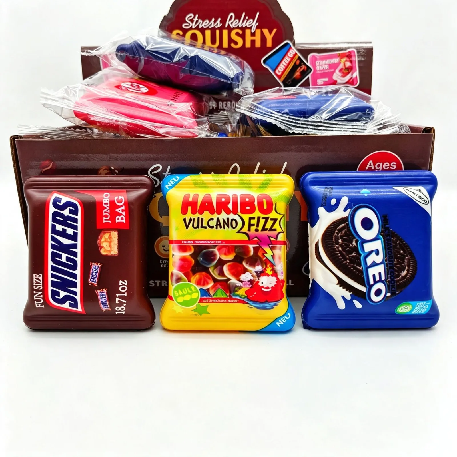Slow Rising Boxed Mini Snack Bag Squishy Toy PU Stress Relief Toy
