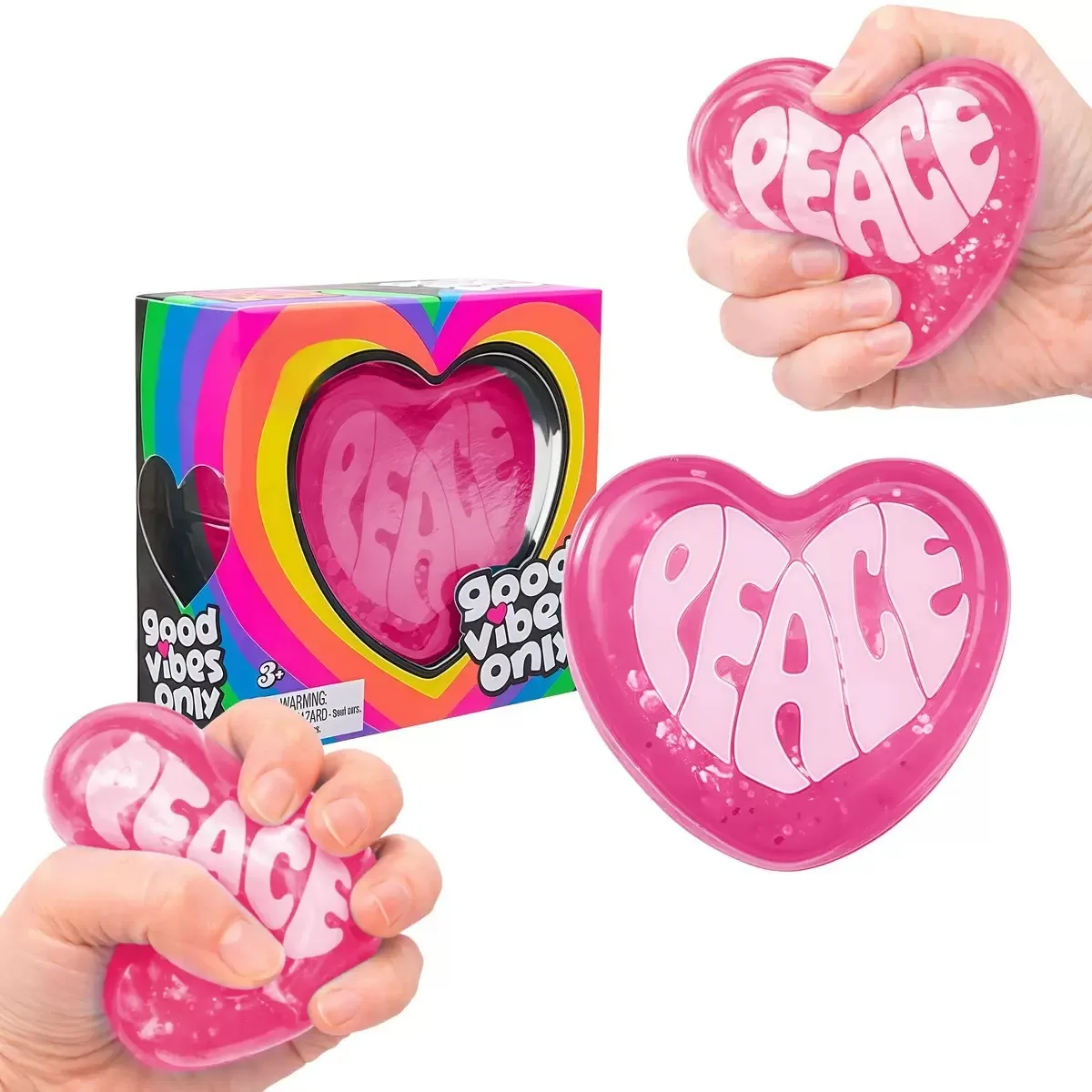 Heart-Shaped Squishy Stress Relief Toy Soft TPR Squeeze Toy Wholesale Squishy Toy 5