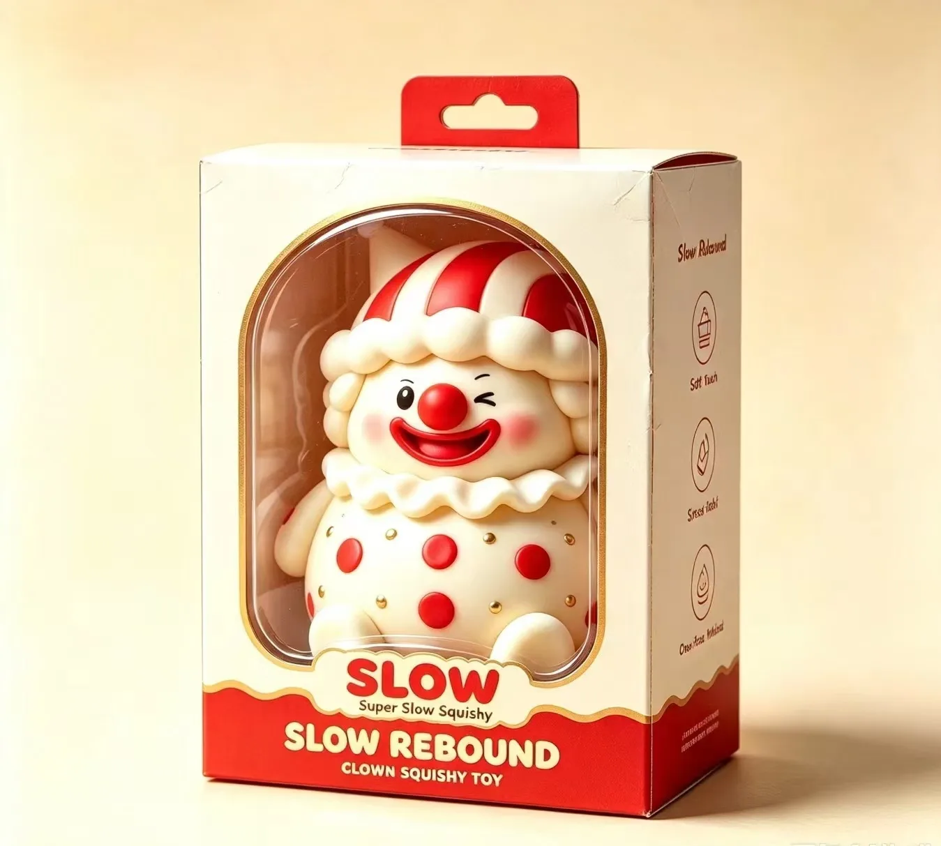 Christmas Clown Squishy Toy Snowman Stress Relief Toy Wholesale Squishy Toy 2