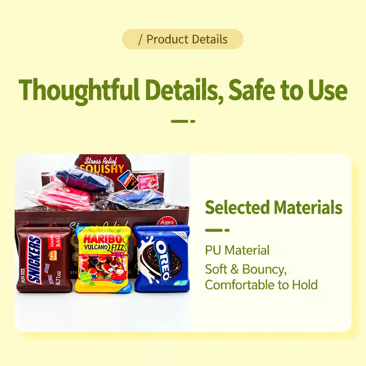 Slow Rising Boxed Mini Snack Bag Squishy Toy PU Stress Relief Toy Wholesale Squishy Toy 3