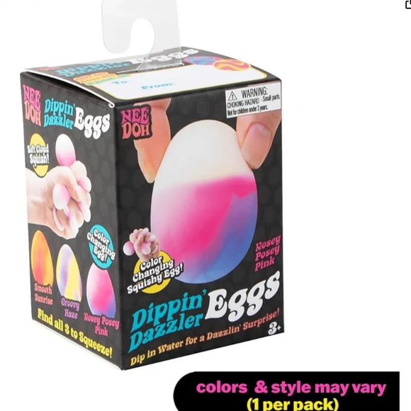 NeeDoh Dippin Dazzler Egg Marbled Color-Changing Squishy Toy Wholesale Squishy Toy 6