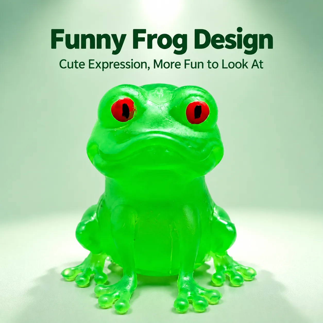 Frog Vaseline Squishy Toy Coconut Oil Filled Stress Relief Squeeze Toy Wholesale Squishy Toy 4