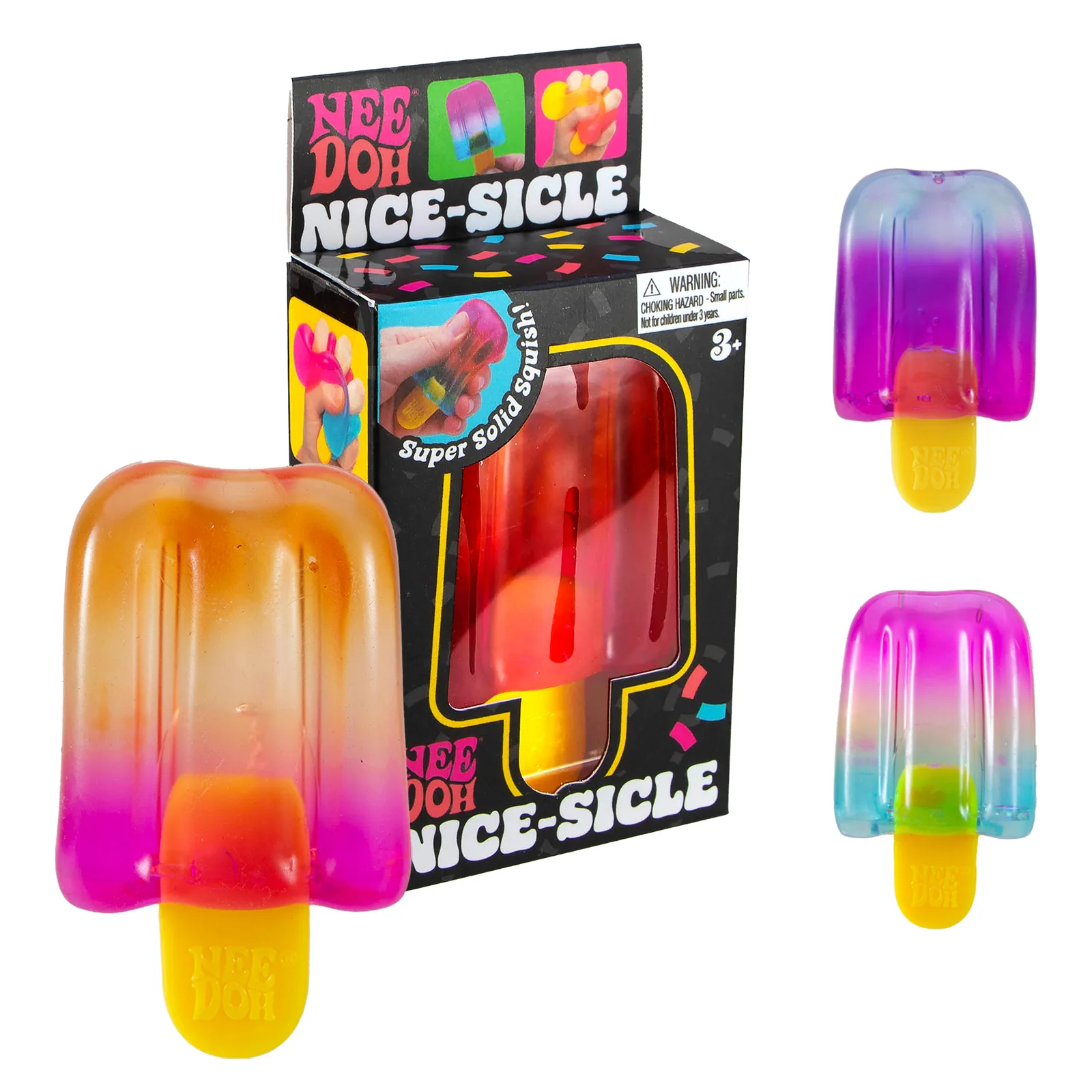 NeeDoh Nice Cube Ice Cream Squishy Toy Gradient Sensory Stress Relief Toy Wholesale Squishy Toy 6