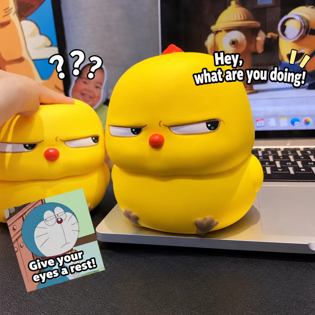 Cute Chick Squishy Toy Slow Rising Stress Relief PU Foam Desk Decor Wholesale Squishy Toy 4
