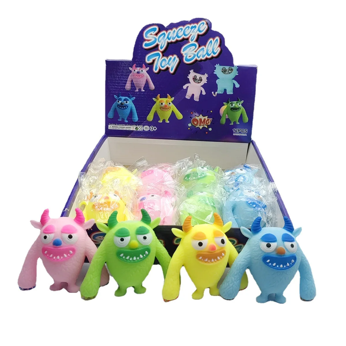 Monster Squishy Toy TPR Soft Stress Relief Squeeze Toy Wholesale Squishy Toy 5