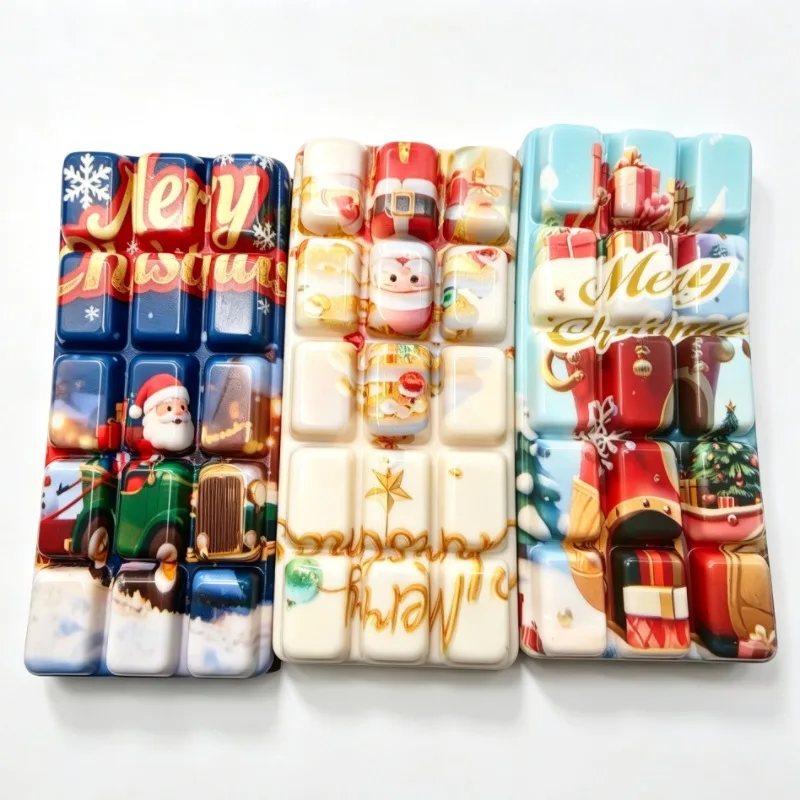 Christmas Chocolate Bar Squishy Toy PU Foam Slow Rising Stress Relief Toy Wholesale Squishy Toy 2