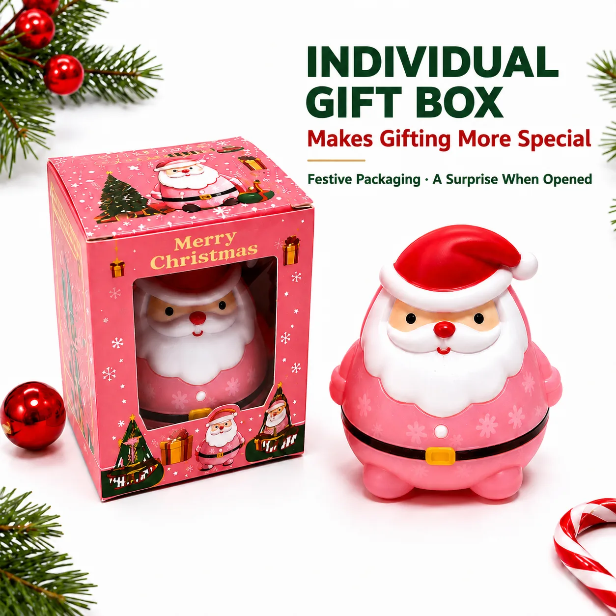 Christmas Santa Claus Squishy Toy Slow Rising Stress Relief Gift Box Set Wholesale Squishy Toy 6