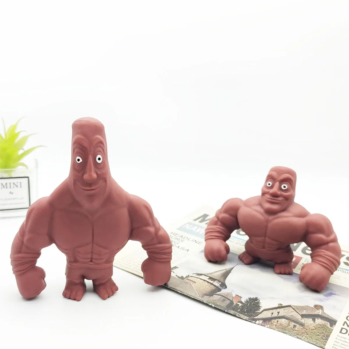 Muscle Stick Man Sand-Filled Squishy Toy Deformable Stress Relief Toy Wholesale Squishy Toy 5