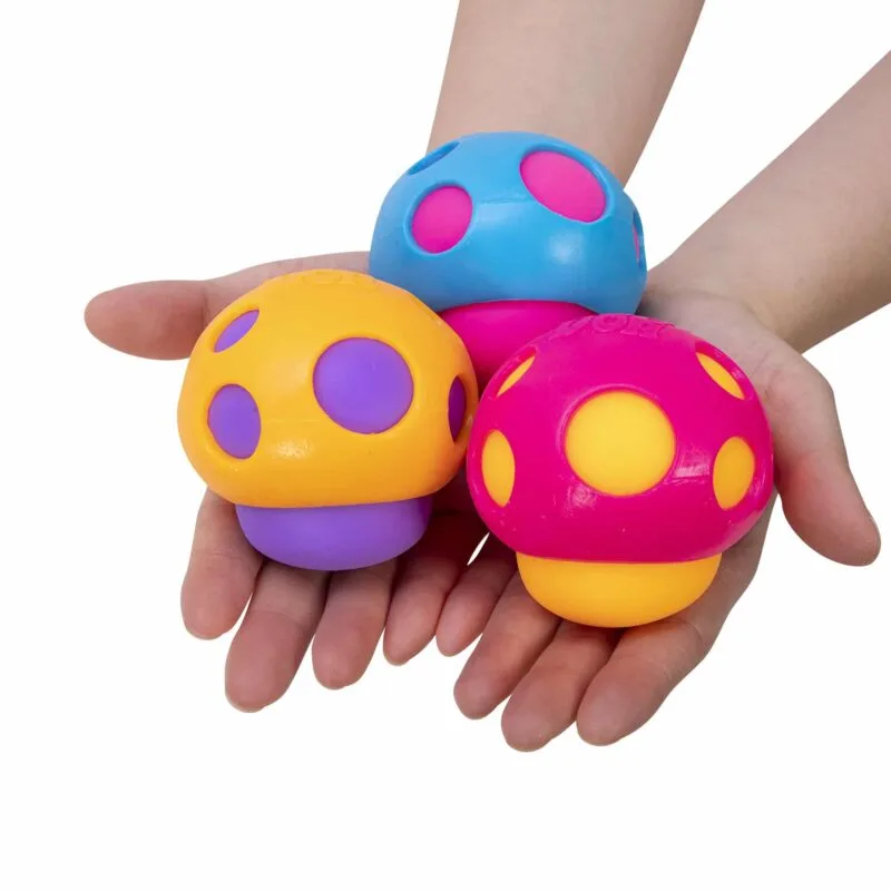 Mushroom Squishy Toy with Surprise Ball Inside TPR Stress Relief Fidget Toy Wholesale Squishy Toy 4
