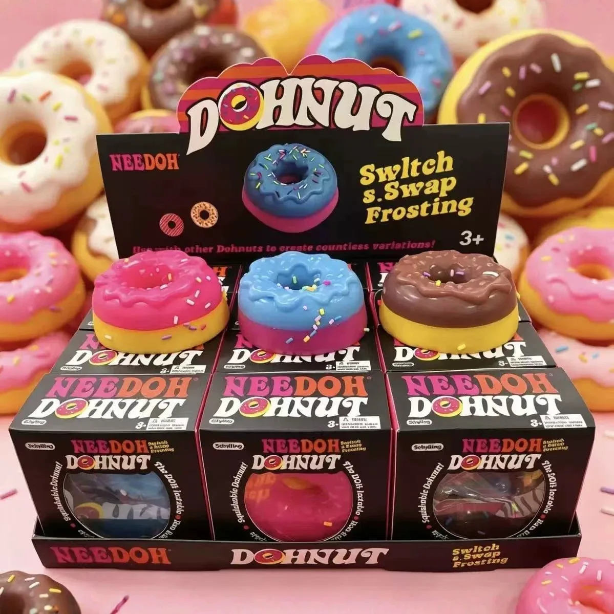NEEDOH Donut Squishy Toy Slow Rising Stress Relief Fidget Wholesale Squishy Toy 7