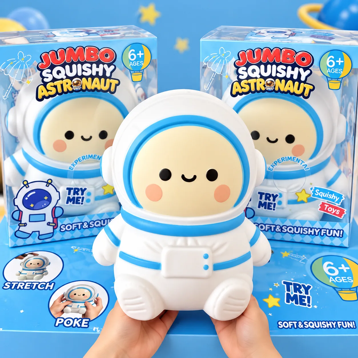 Jumbo Squishy Astronaut Toy Slow Rebound Stress Relief Toy Wholesale Squishy Toy 3