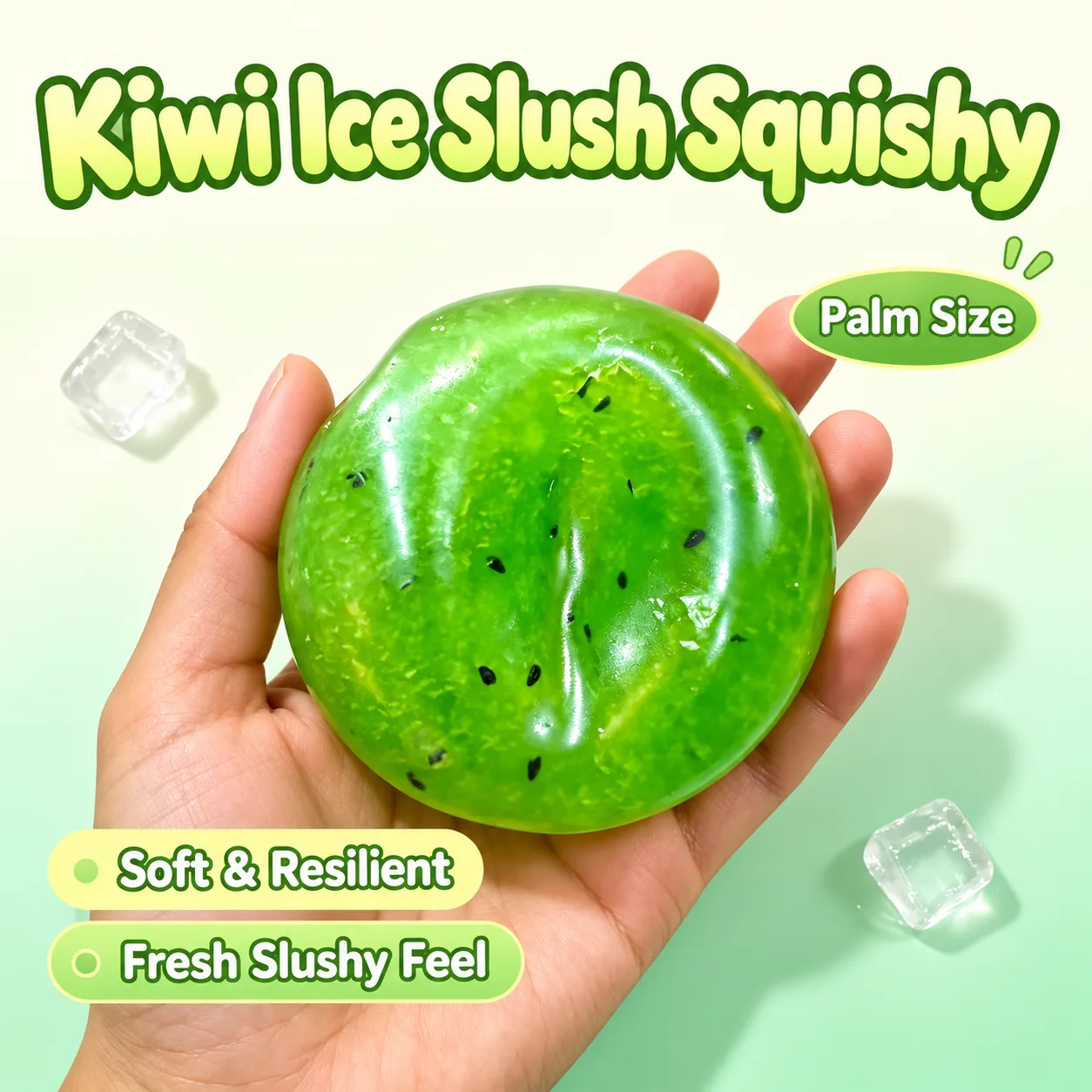 Fruit Ice Slush Squishy Balls Soft TPR Stress Relief Toys Wholesale Squishy Toy 4