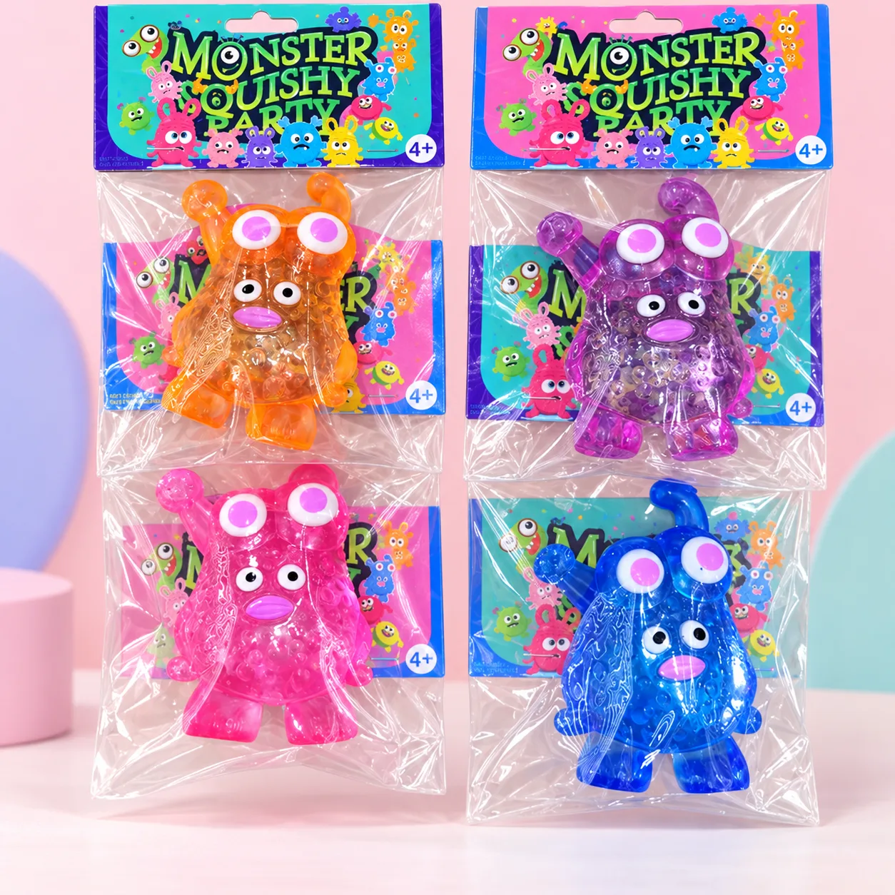 Monster Squishy Toy Glitter TPR Stress Relief Squeeze Ball Wholesale Squishy Toy 9