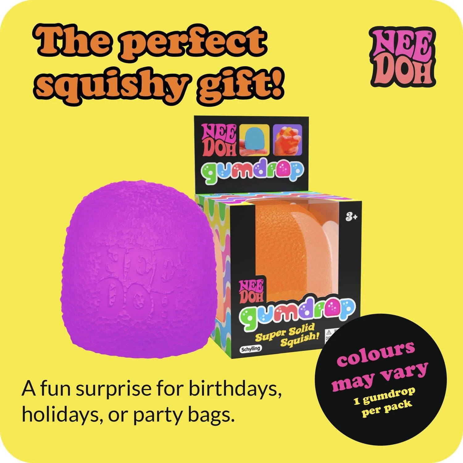 NeeDoh Gumdrop Squishy Toy Soft Stress Relief Toy Wholesale Squishy Toy 6