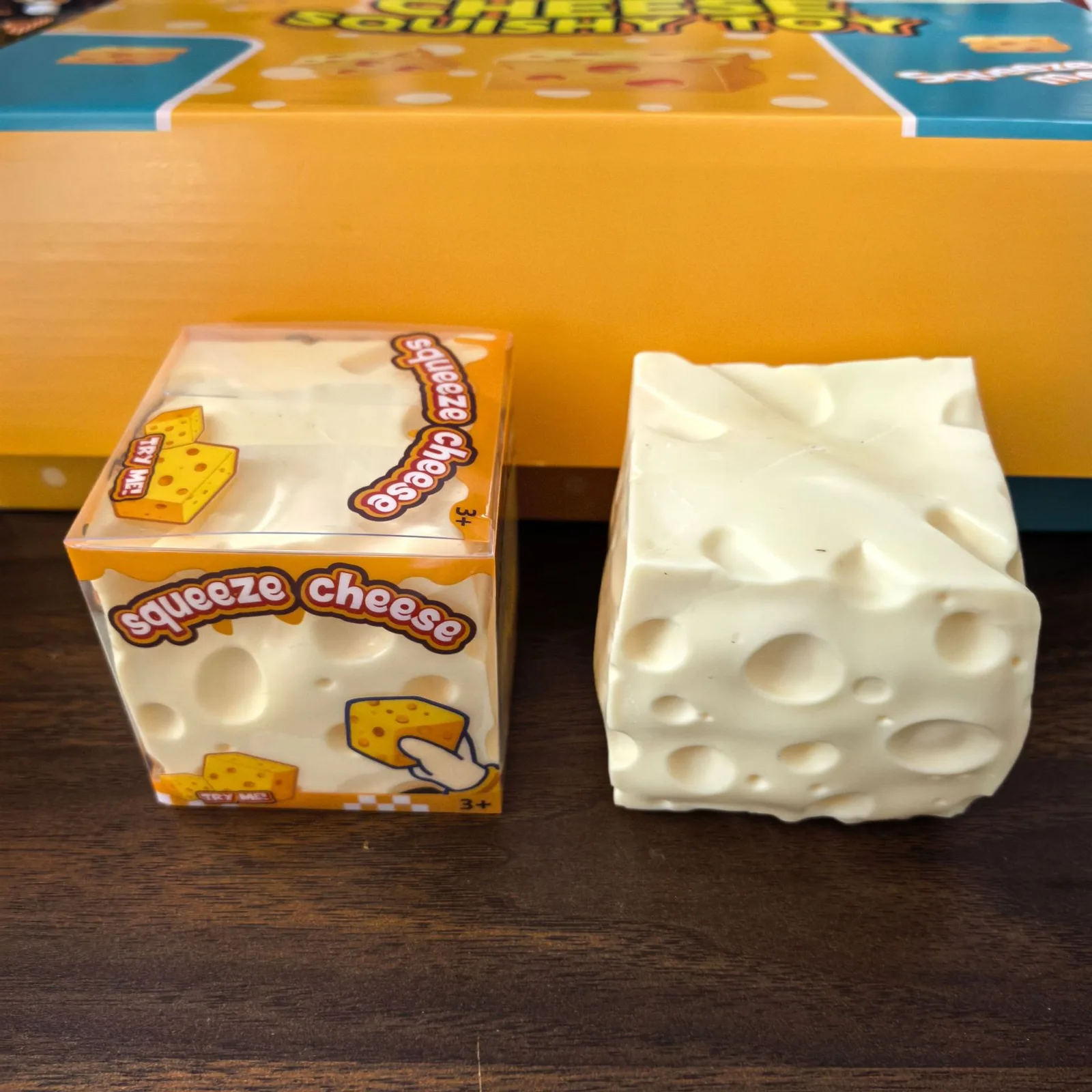 Moldable Milk Cheese Squishy Toy Jelly Cube Stress Relief Toy Wholesale Squishy Toy 7