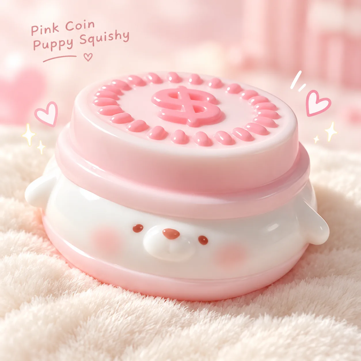 Coin Puppy Pudding Squishy Toy Slow Rising Stress Relief Toy Wholesale Squishy Toy 3