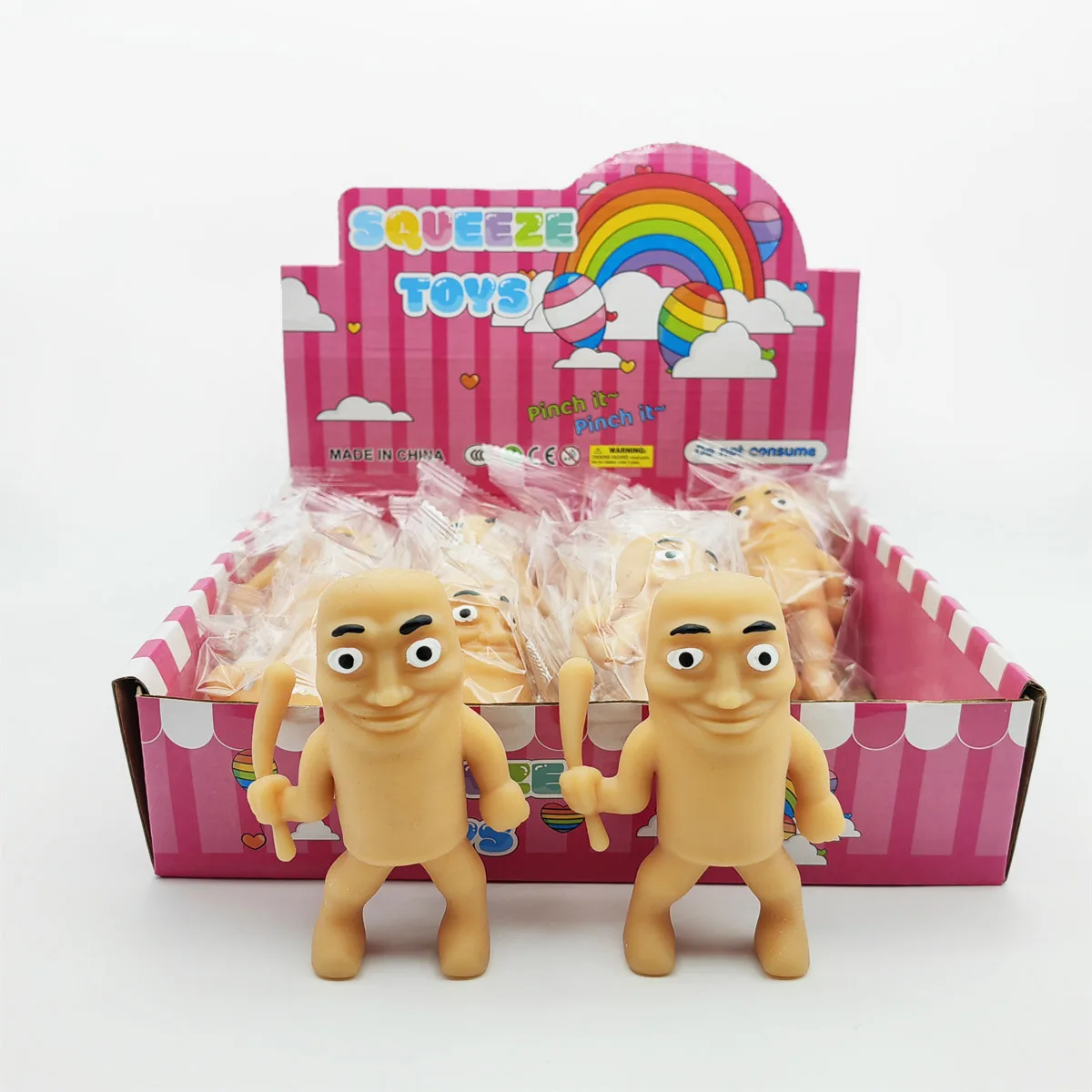 Stretchable Wooden Stick Man Squishy Toy Wholesale Squishy Toy 5