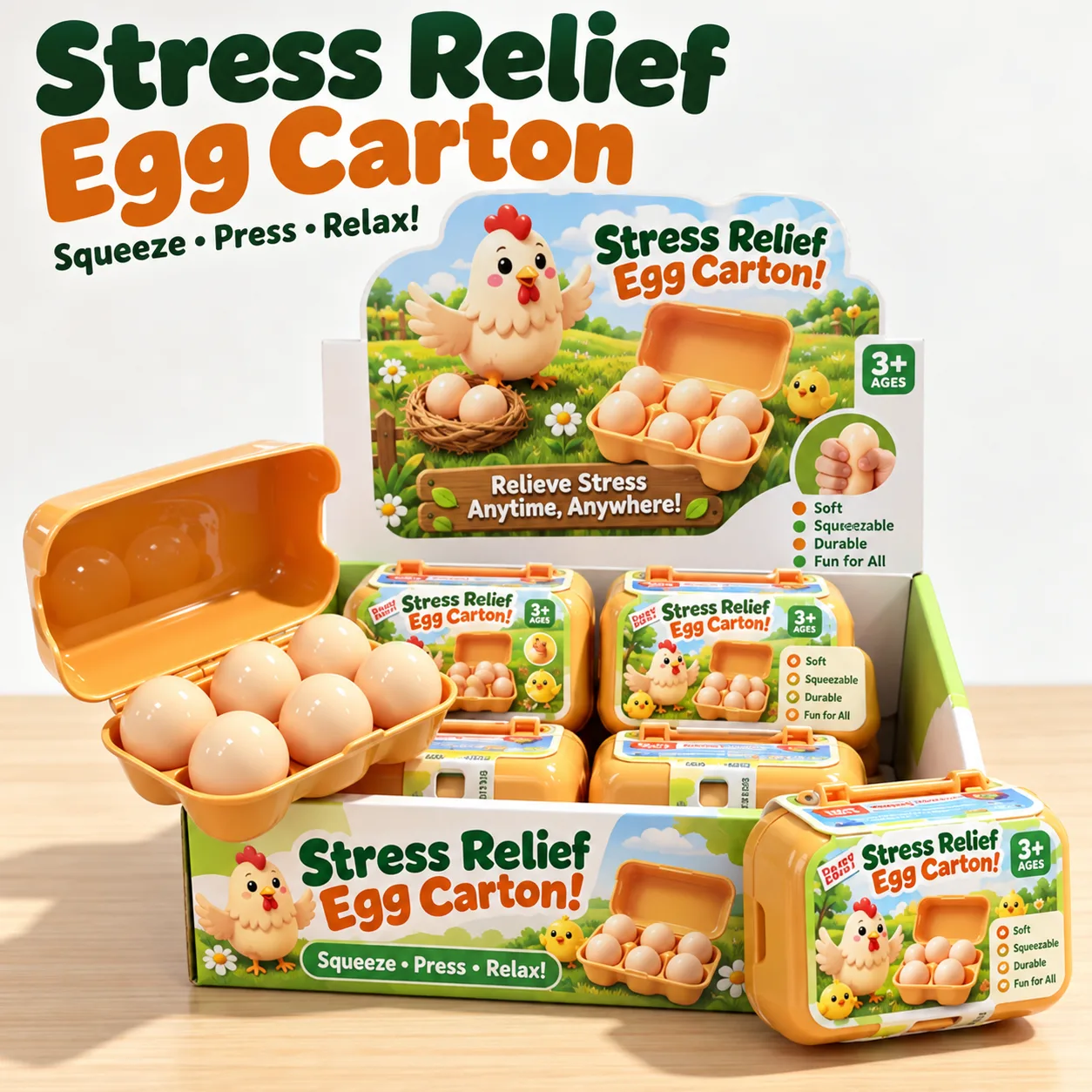 Food-Themed Fingertip Stress Relief Toy Assortment Wholesale Squishy Toy 5