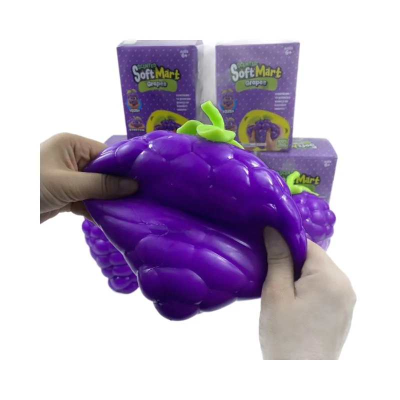 Oversized Purple Grape Squishy Toy TPR Stress Relief Squeeze Toy Wholesale Squishy Toy 2