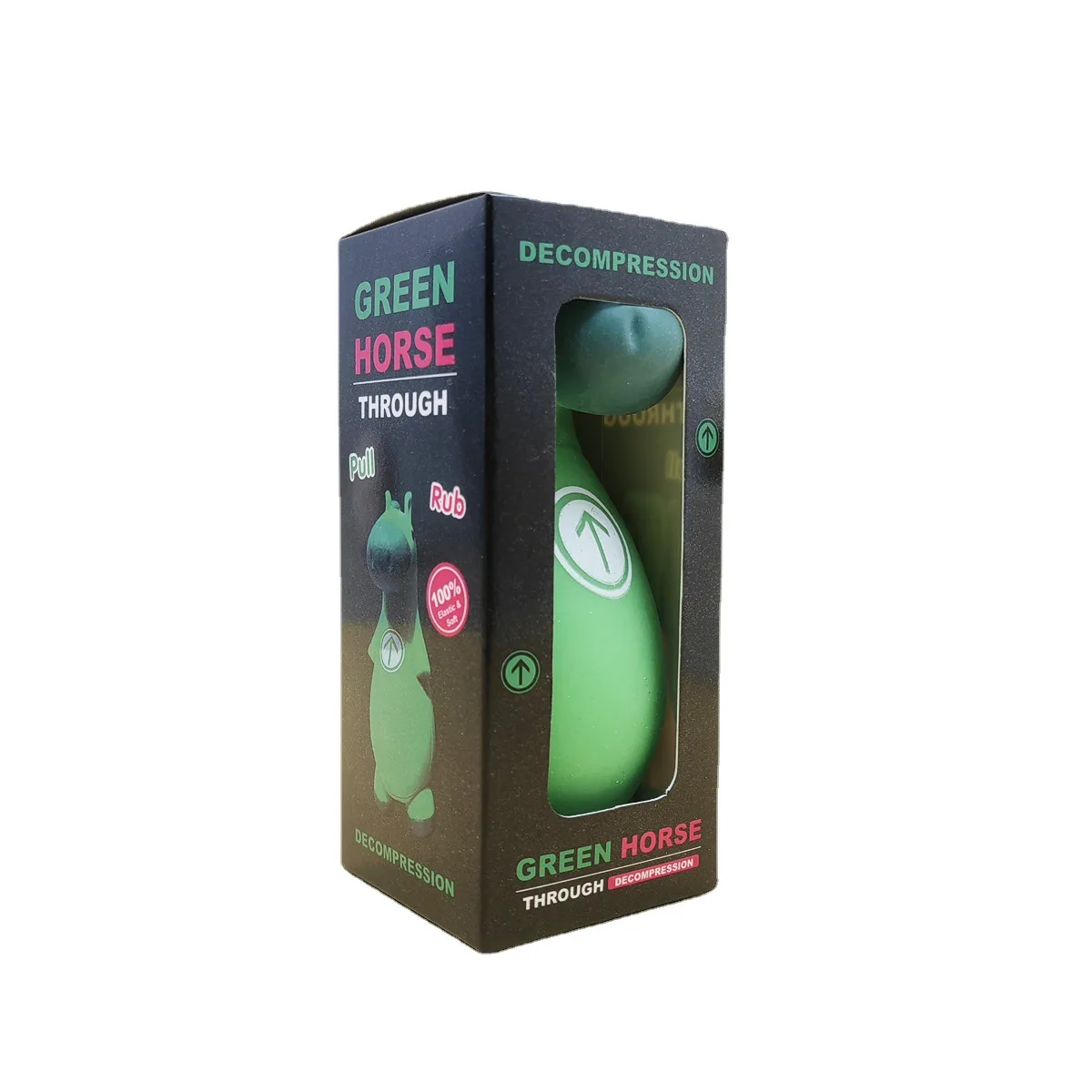 Green Horse Squishy Toy Stretchy Stress Relief Fidget Toy Wholesale Squishy Toy 9
