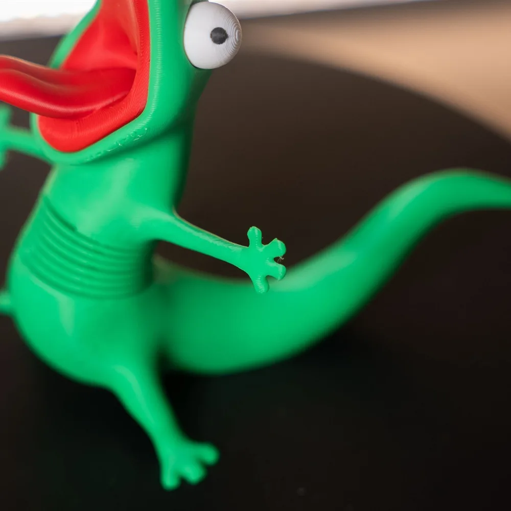 Spring Lizard Tom Fidget Toy 3D Printed Articulated Lizard Stress Relief Toy Wholesale Squishy Toy 3