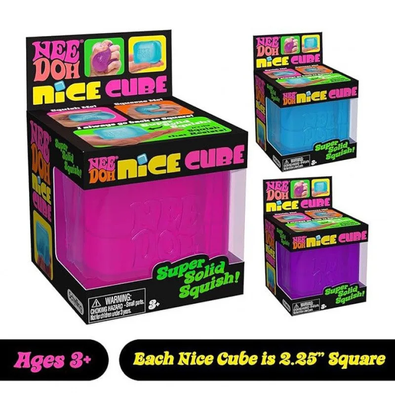 NeeDoh Nice Cube Squishy Toy Translucent Stress Relief Ball Wholesale Squishy Toy 9