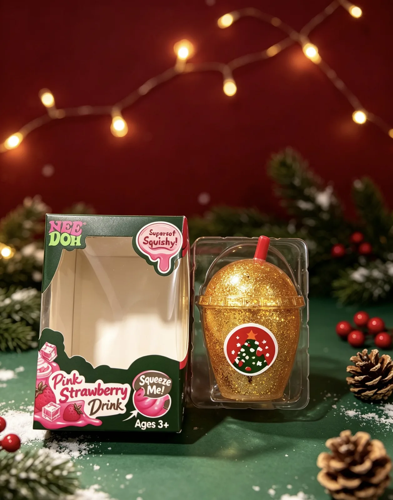 Christmas Drink Cup Squishy Toy Set Wholesale Squishy Toy 8