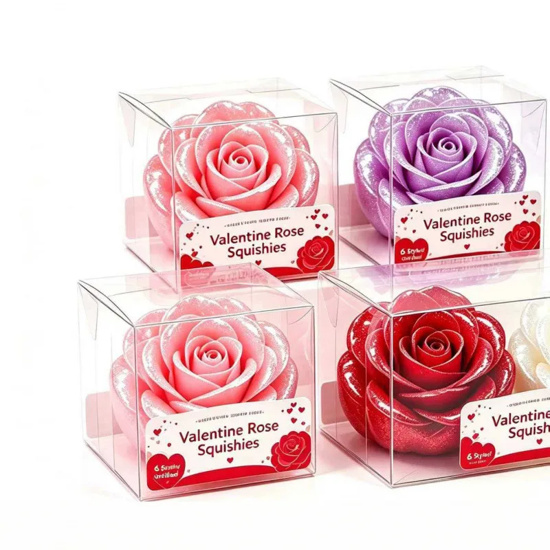 Valentine Rose Vaseline Squishy Toy Soft TPR Stress Relief Novelty