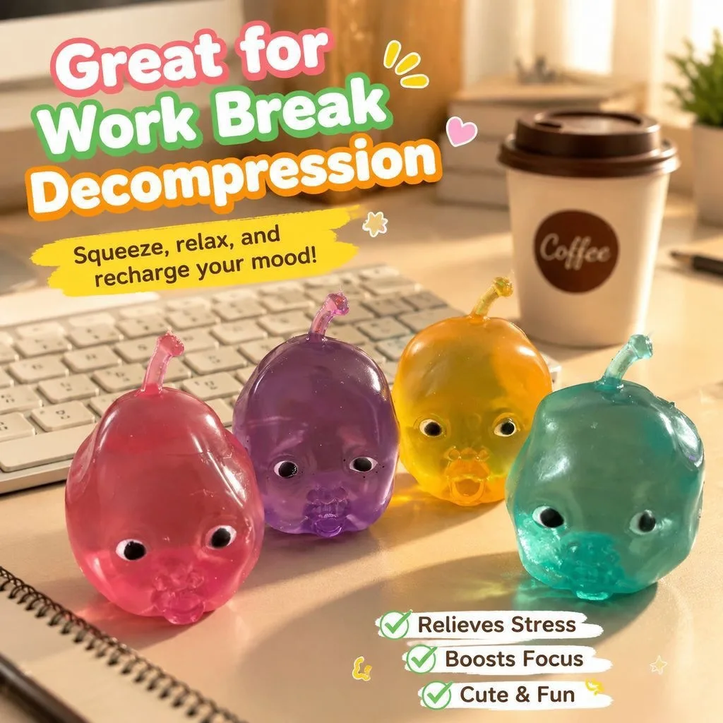 Fruit Baby Squishy Toy Slow Rising TPR Stress Relief Toy Wholesale Squishy Toy 8