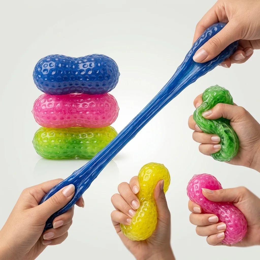 Peanut Shaped Squishy Toy Slow Rebound Stress Relief Toy Wholesale Squishy Toy 2